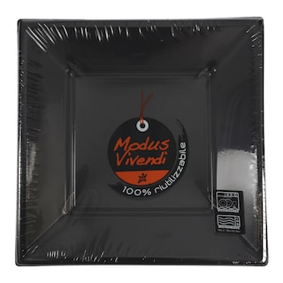 - | ΠΙΑΤΑ ΠΛΑΣΤΙΚΑ ΤΕΤΡΑΓΩΝΑ ΜΑΥΡΑ 23 CM 8 TEM