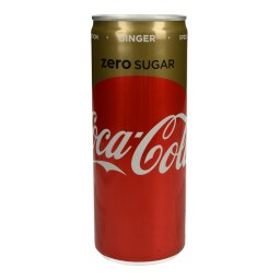 COCA COLA | ZERO | ΑΝΑΨΥΚΤΙΚΟ COLA ΤΖΙΝΤΖΕΡ 250 ML