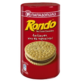 ΠΑΠΑΔΟΠΟΥΛΟΥ | RONDO | ΜΠΙΣΚΟΤΑ ΣΟΚΟΛΑΤΑ 125GR