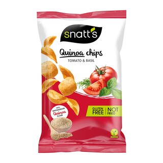 SNATTS | Τσίπς Κινόα Βασιλικός Ντομάτα 85gr