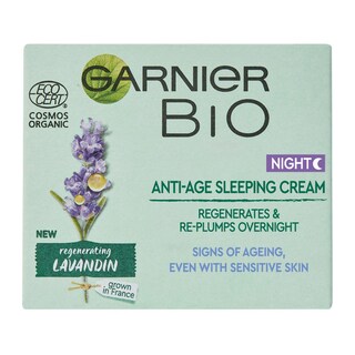 GARNIER | Κρέμα Νύχτας Bio Αντιρυτιδική Λεβάντα 50ml