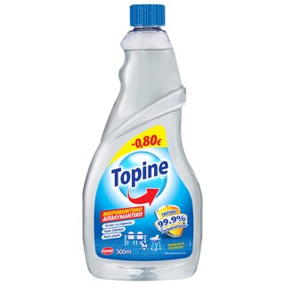 TOPINE | Απολυμαντικό Γενικής Χρήσης Μικροβιοκτόνο 500ml Έκπτωση 0.80Ε