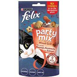 Γατοτροφή Party Mix Mixed Grill 60 gr