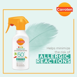 CARROTEN | Αντηλιακό Γαλάκτωμα Kids Sensitive Spray Trigger SPF50+ 270ml