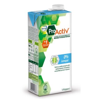 BECEL PRO ACTIV | Milk Calorie Processed 0% Fat 1lt