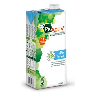 BECEL PRO ACTIV | Γάλα Θερμιδικής Επεξεργασίας 0% Λιπαρά 1 lt