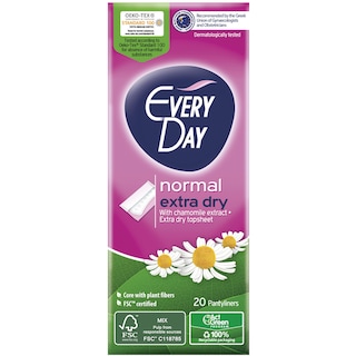 EVERY DAY | Panty Liners Normal Extra Dry 20 Pieces