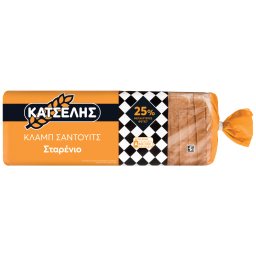 ΚΑΤΣΕΛΗΣ | Ψωμί Κλαμπ Σάντουιτς Σταρένιο 1kg