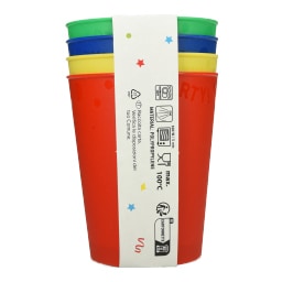 DECORATA | Ποτήρια Πολλαπλών Χρήσεων 250ml 4 Τεμάχια