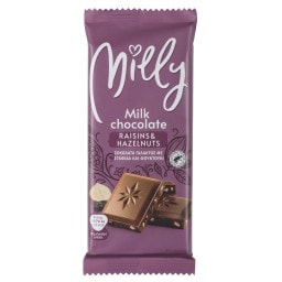 MILLY | Σοκολάτα Γάλακτος με Σταφίδα και Φουντούκι 100g