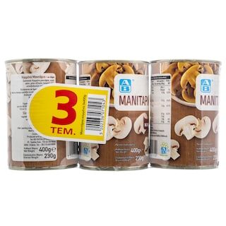 ΑΒ | Μανιτάρια Κομμένα 3X230 gr