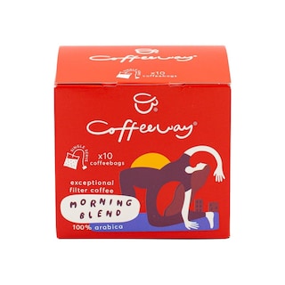 COFFEE WAY | Καφές Φίλτρου Morning Blend Μερίδες 10x7.5g