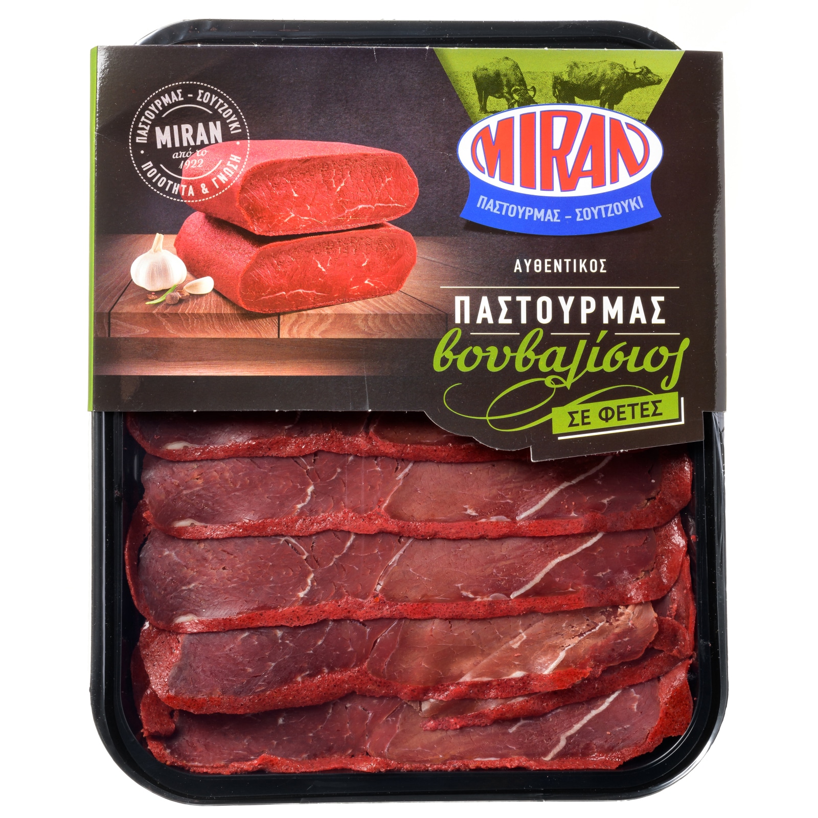 ΜΙΡΑΝ Παστουρμάς Βουβαλίσιος Φέτες 100g