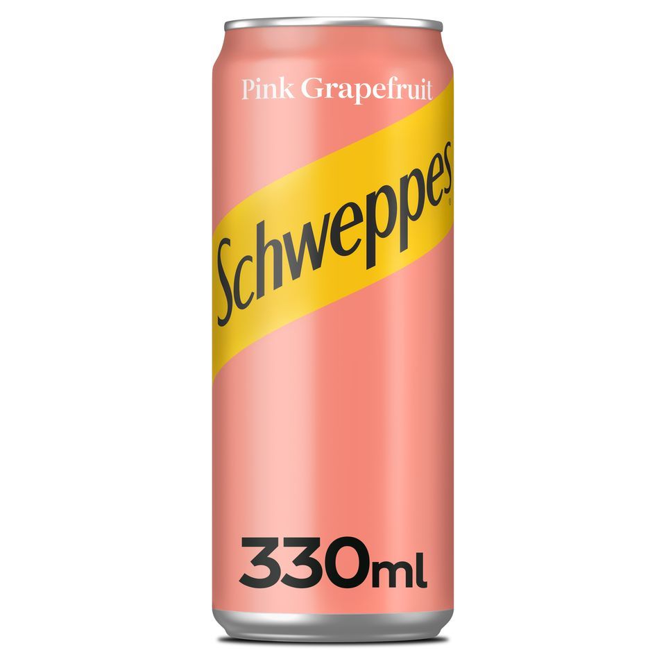 SCHWEPPES Αναψυκτικό Pink Grapefruit Κουτί 330ml