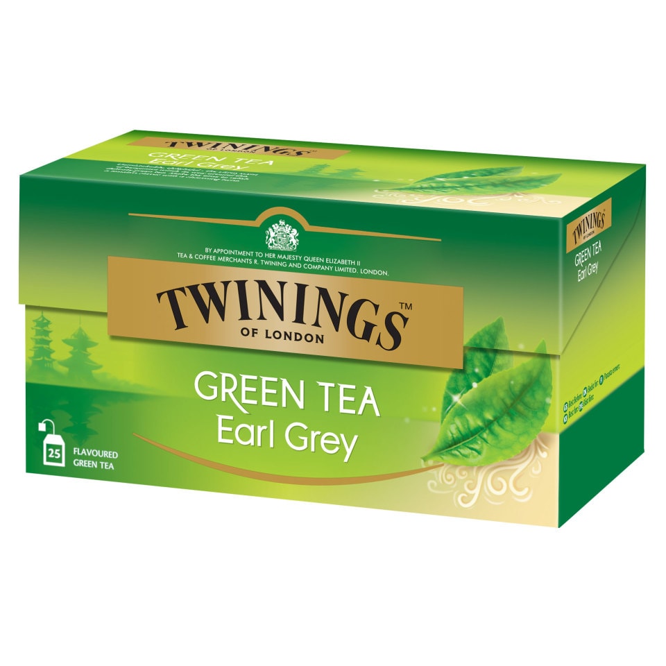 TWININGS Τσάι Πράσινο Earl Grey 25x1.6g