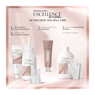 EXCELLENCE | Βαφή Μαλλιών Νο7U Φυσικό Ξανθό 1 Τεμάχιο