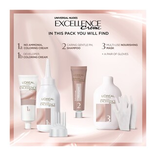 EXCELLENCE | Βαφή Μαλλιών Νο7U Φυσικό Ξανθό 1 Τεμάχιο