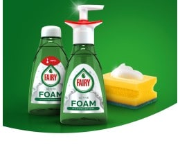 FAIRY | Δραστικός Αφρός Πιάτων Instant Foam Ανταλλακτικό 375ml