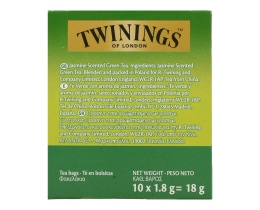 TWININGS | Τσάι Πράσινο με Γιασεμί 10x1.8g