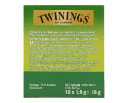 TWININGS | Τσάι Πράσινο με Γιασεμί 10x1.8g