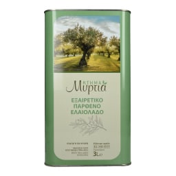 ΚΤΗΜΑ ΜΥΡΤΙΑ | Ελαιόλαδο Εξαιρετικό Παρθένο Κτήμα Μυρτιά 3lt