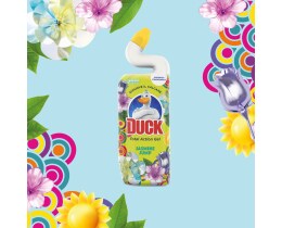 DUCK | Υγρό Καθαριστικό Λεκάνης Total Action Gel Jasmine Jump 750ml 1+1 Δώρο