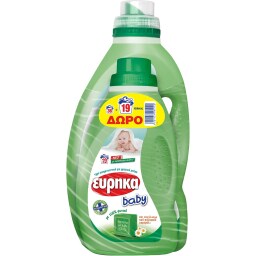 ΕΥΡΗΚΑ | Υγρό Πλυντηρίου Ρούχων Baby 36+19 Μεζούρες Δώρο