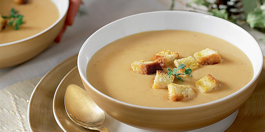 Βελουτέ με κόκκινες φακές