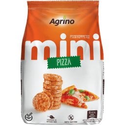 AGRINO | Ρυζογκοφρέτες Μίνι Pizza 50g