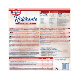 DR.OETKER | Πίτσα Ristorante Mozzarella 2x355g