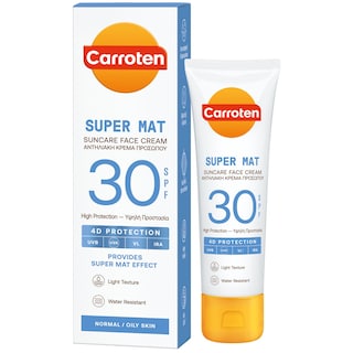 CARROTEN | Αντηλιακό Προσώπου Κρέμα Super Mat SPF30 50ml