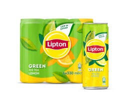 LIPTON | LIPTON GREEN LEMON CAN 6X330ML