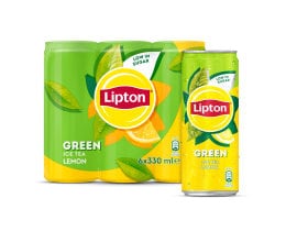 LIPTON | LIPTON GREEN LEMON CAN 6X330ML