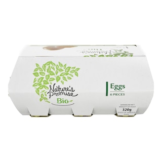 NATURES PROMISE BIO | Αυγά Βιολογικά 6 Τεμάχια