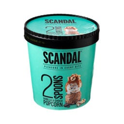 SCANDAL | Παγωτό Vanilla & Choco Pop Corn 475g