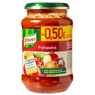 KNORR | Σάλτσα Primavera 400g Έκπτωση 0.50E