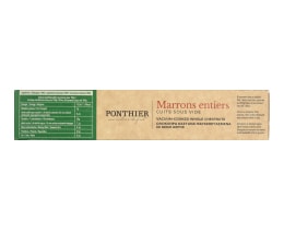 PONTHIER | Κάστανα Ολόκληρα Βρασμένα 400g