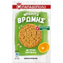 Μπισκότα Βρώμης Πορτοκάλι Χωρίς Ζάχαρη 155gr