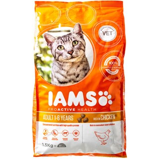 IAMS | Γατοτροφή με Κοτόπουλο  1.5 kg