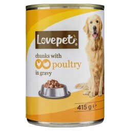 LOVEPET | Σκυλοτροφή Υγρή Πουλερικά 415g