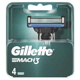 GILLETTE | Mach3 Ανταλλακτικές Κεφαλές Ξυρίσματος 4 τεμ