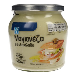 ΑΒ | ΜΑΓΙΟΝΕΖΑ ΜΕ ΕΛΑΙΟΛΑΔΟ 500ML