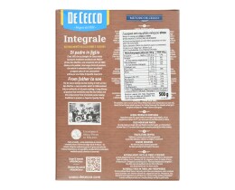 DE CECCO | Penne Rigate No41 Ολικής Άλεσης 500g