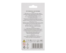 - | BIRTHDAY CANDLE NO 0