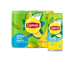 LIPTON | Ice Tea Green Λεμόνι Χωρίς Ζάχαρη 6x330ml