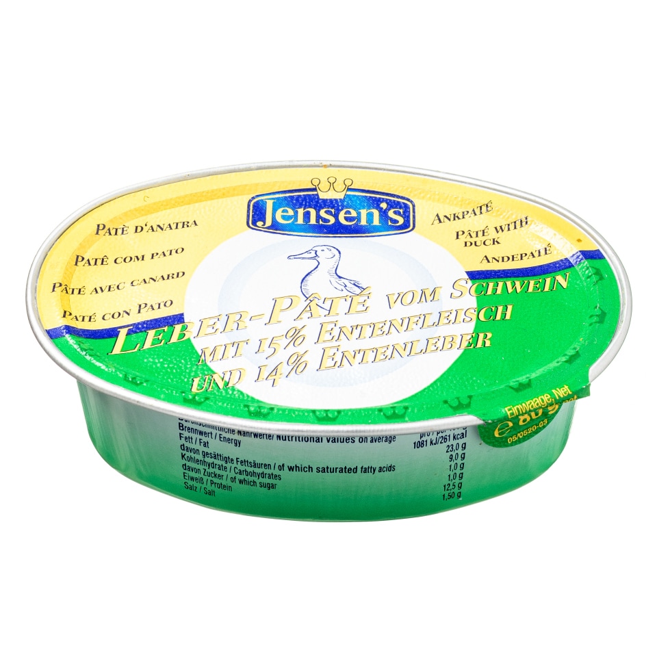 JENSENS Πατέ Πάπιας Με Μαδερα 80 gr