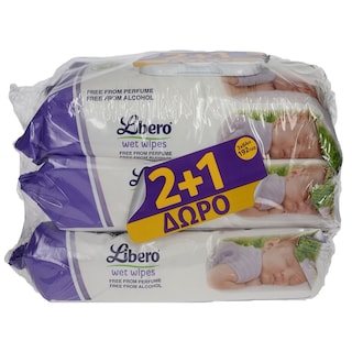 LIBERO | ΜΩΡΟΜΑΝΤΗΛΑ  3 Χ 64 ΤΕΜ ΠΡΟΣΦΟΡΑ 2 + 1 ΔΩΡΟ