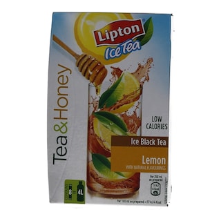 LIPTON | ICE TEA ΣΕ ΣΚΟΝΗ ΜΕΛΙ ΚΑΙ ΛΕΜΟΝΙ 8 Χ 2,6 GR