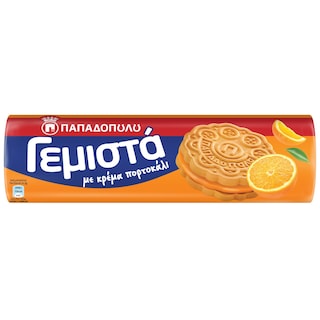 ΠΑΠΑΔΟΠΟΥΛΟΥ | Μπισκότα Γεμιστά Πορτοκάλι 200g