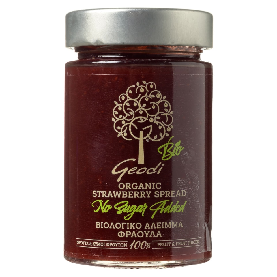 ΓΕΩΔΗ Μαρμελάδα Bio Φράουλα Χωρίς Ζάχαρη 225g